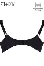 BLS Breathable Wired And Light Padded Bra Black 36B