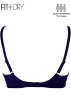 BLS Breathable Wired And Light Padded Bra Blue 36B