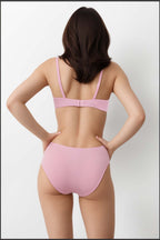 BLS Elfrida Wired And Push Up Lace Bra Set Pink