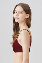 BLS Pero Wired And Padded Cotton Bra  Maroon 34B