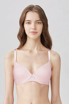 BLS Pero Wired And Padded Cotton Bra Pink