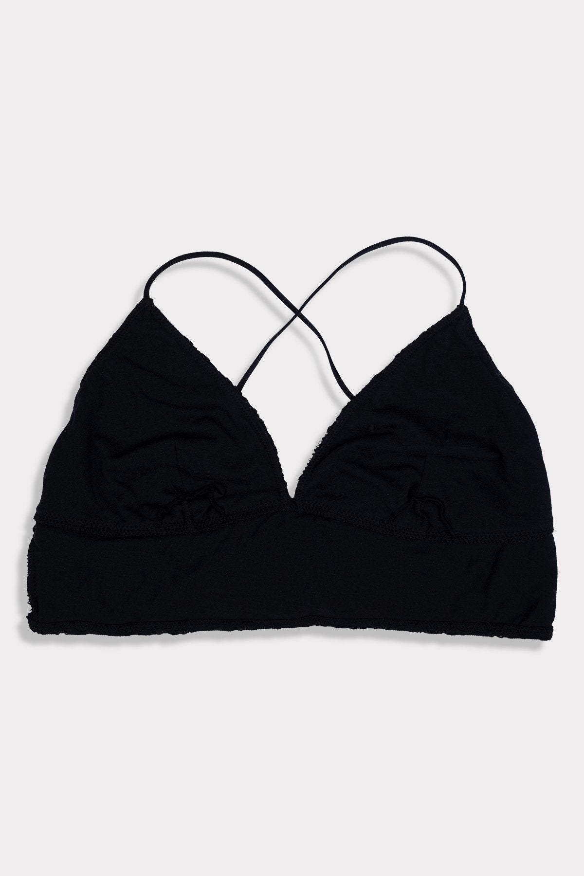 BLS Belle Non Padded Lace Bralette Black