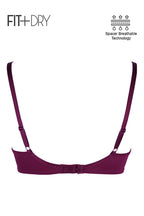 BLS Breathable Wired And Light Padded Bra Burgundy 36D