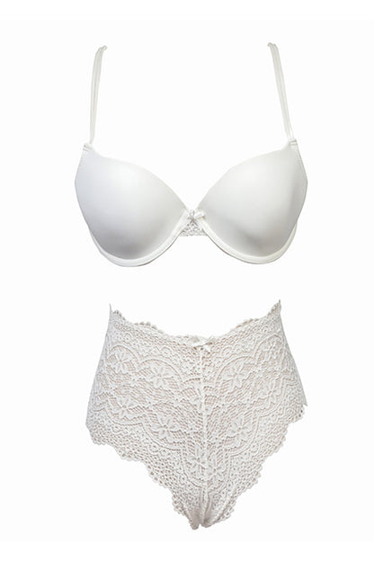 BLS Fiona Wired And Padded Bra Set Ekru