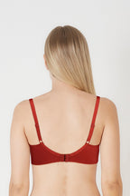 BLS Petunia Non Padded And Wired Lace Bra Cherry 34C