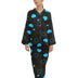 Sajiero Linen Pajama Suit with Scrunchie Royal Dusk