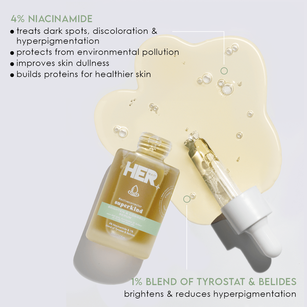 Her Beauty Superkind Brighten & Correct Serum 30ml - TheSkinFit