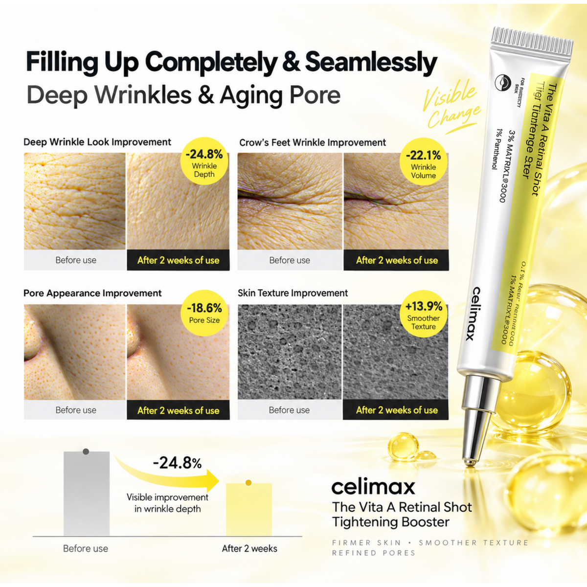 Celimax Retinal Shot Tightening Booster For Firm Skin 15ml