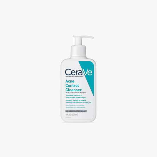 CeraVe Acne Control Cleanser 2% Salicylic Acid Acne Treatment 237ml
