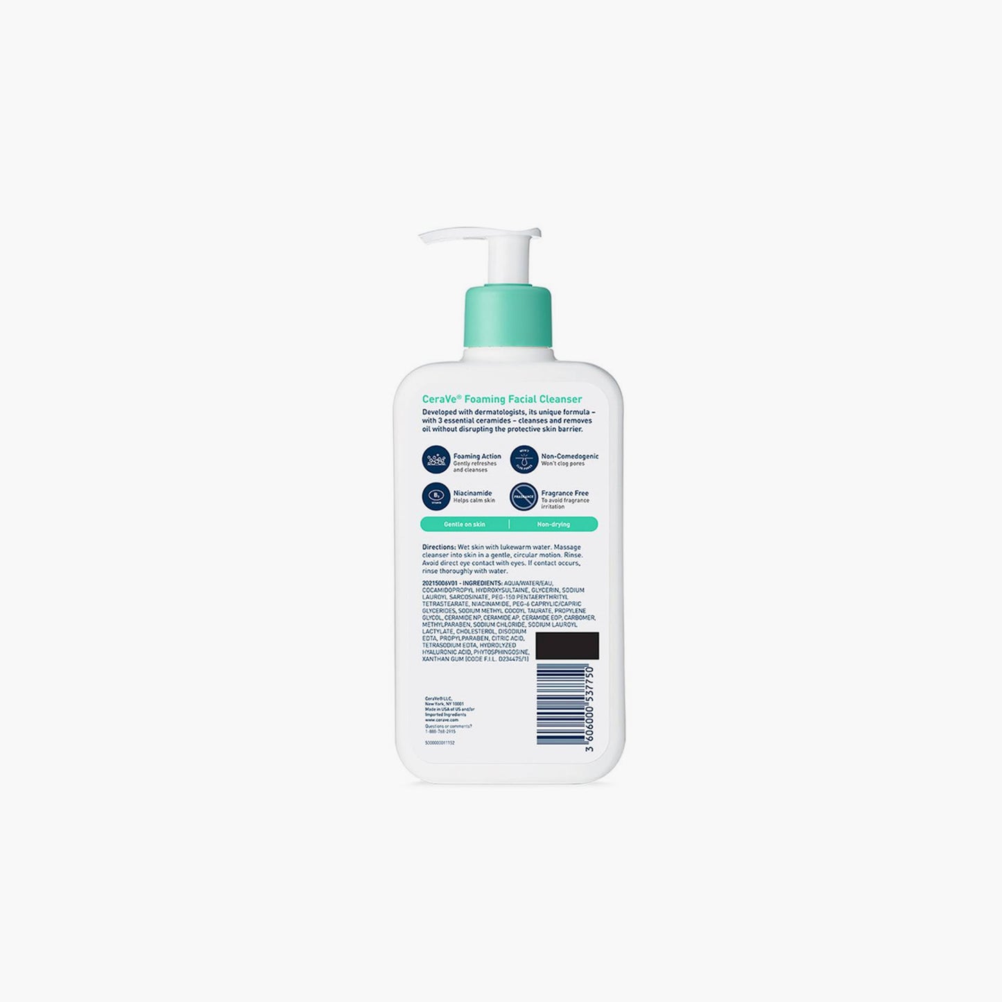 CeraVe Foaming Cleanser For Normal To Oily Skin 473ml