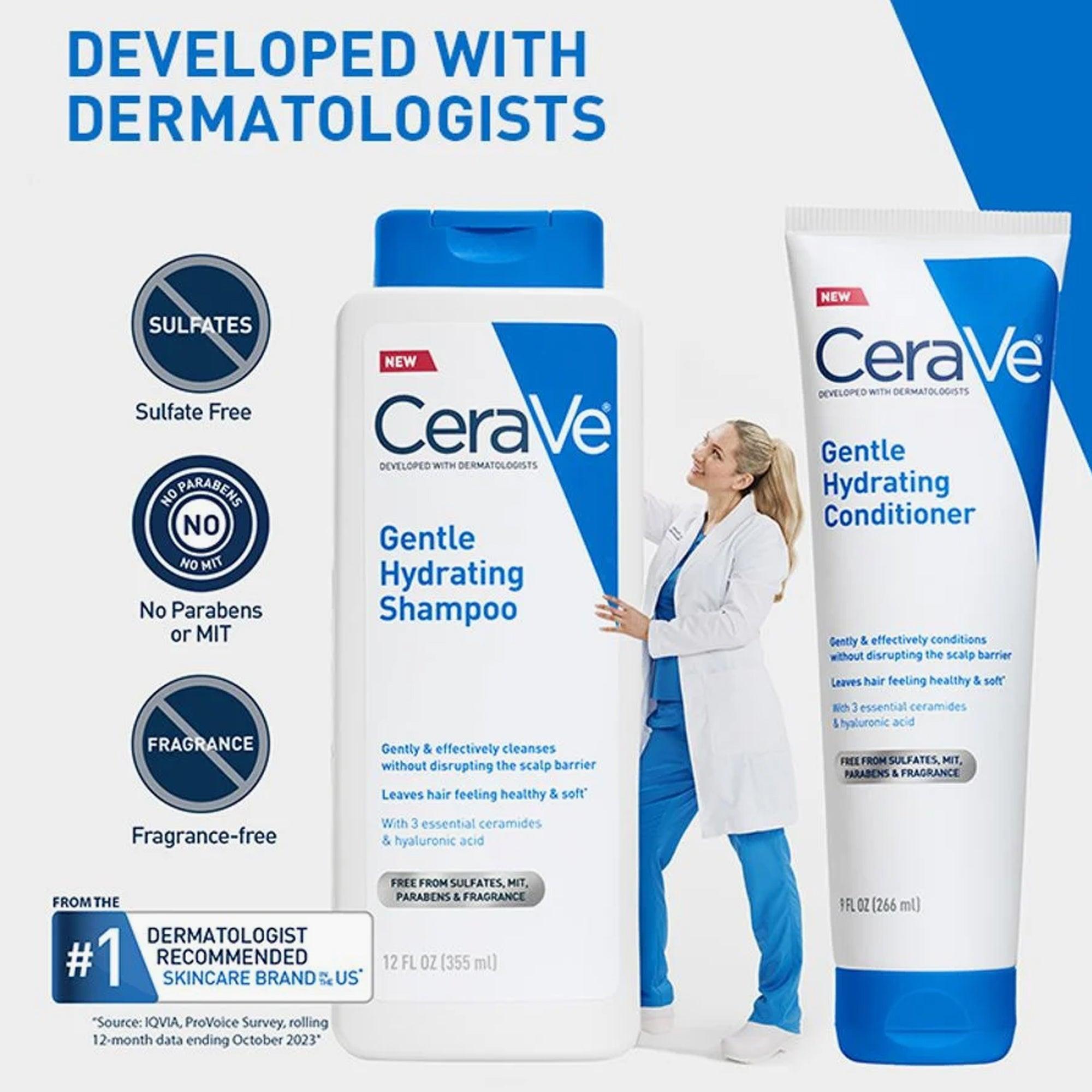 CeraVe Gentle Hydrating Shampoo 355ml - TheSkinFit