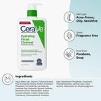 CeraVe Hydrating Facial Cleanser For Normal to Dry Skin