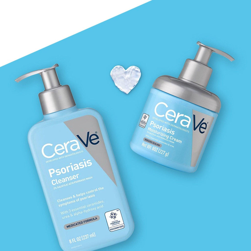 CeraVe Psoriasis Cleanser 2% Salicylic Acid Psoriasis Wash 