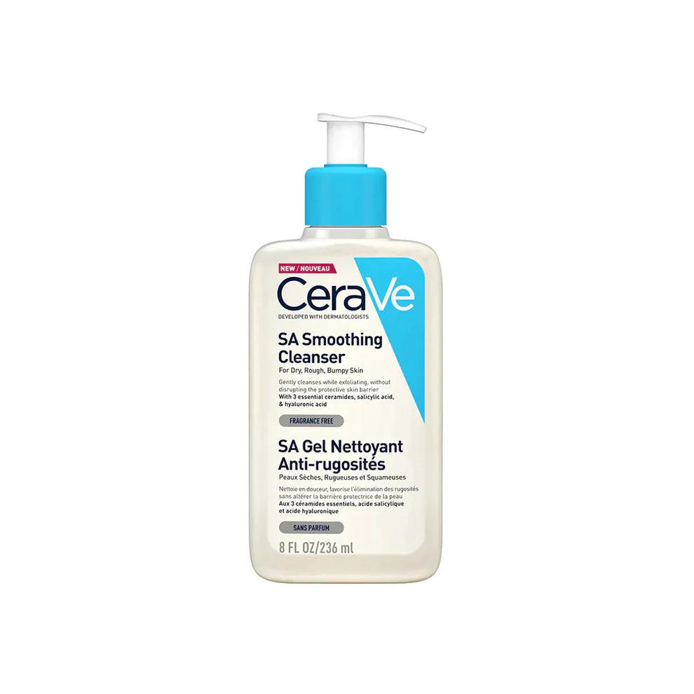 CeraVe SA Smoothing Cleanser For Dry Rough Bumpy Skin 236ml - TheSkinFit