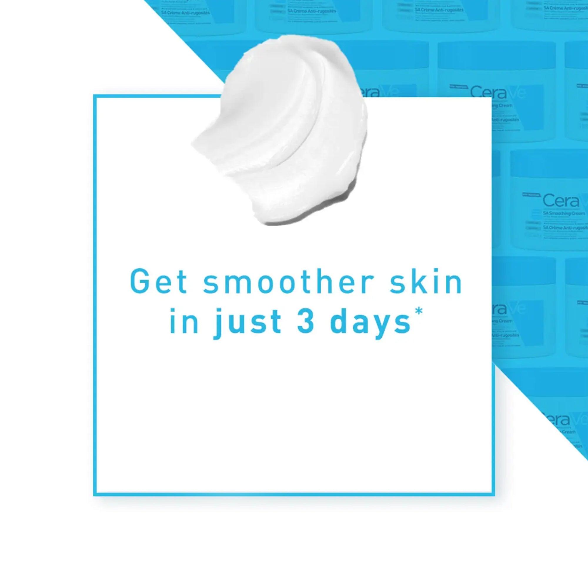 CeraVe SA Smoothing Cream For Dry Rough Bumpy Skin 