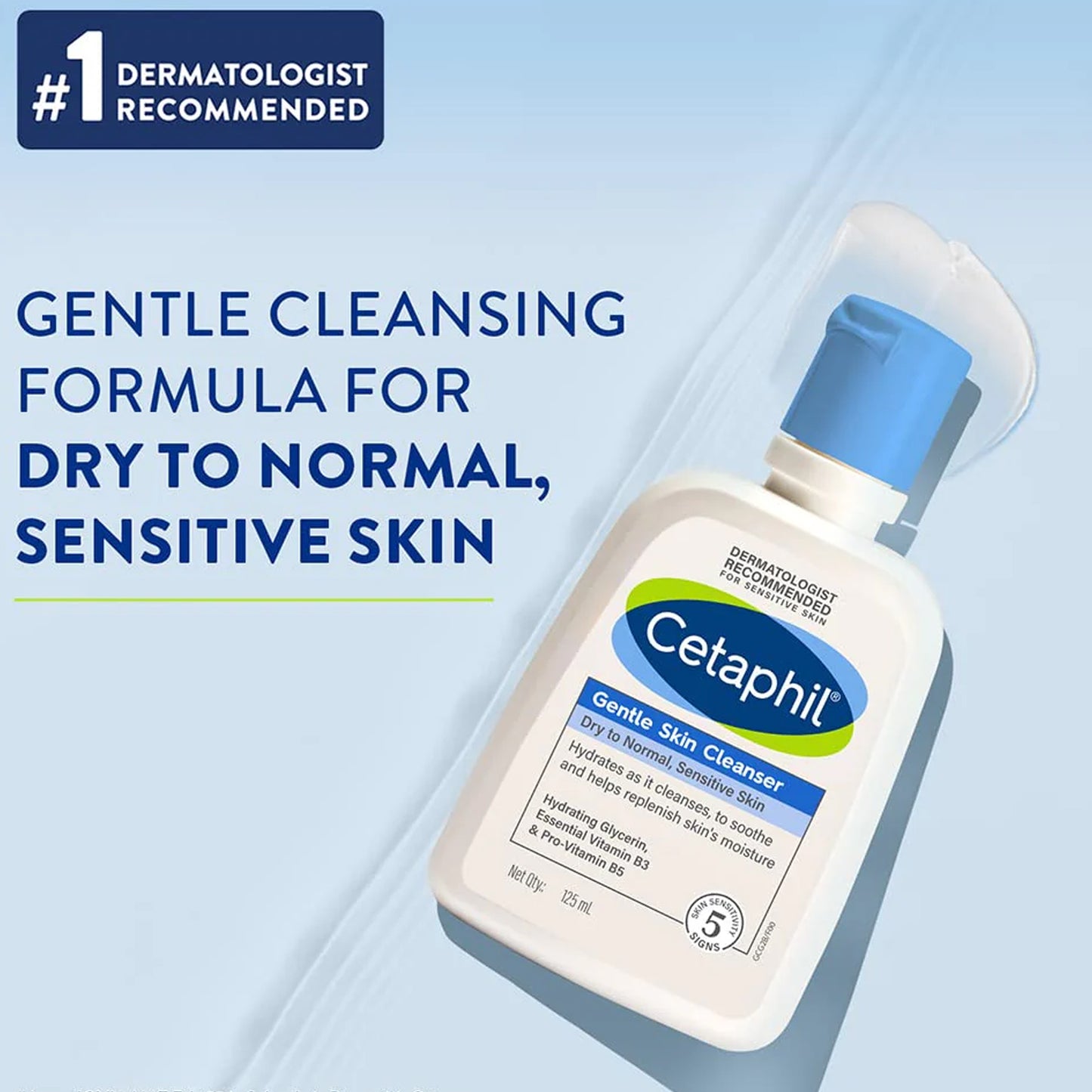 Cetaphil Gentle Skin Cleanser Dry to Normal,Sensitive Skin 59ml