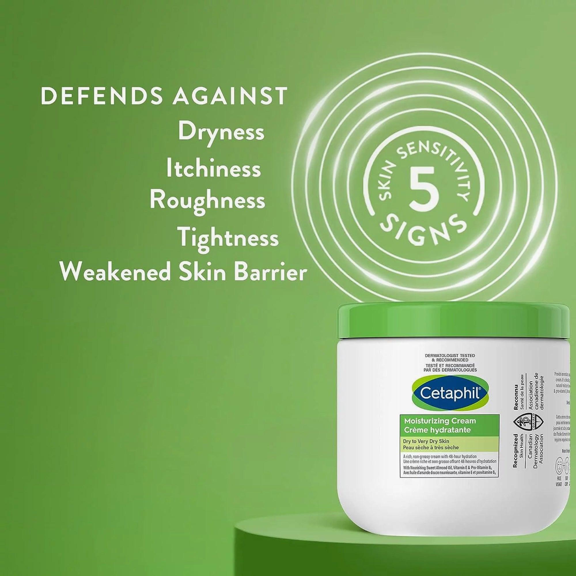 Cetaphil Moisturizing Cream Very Dry To Dry Sensitive Skin 28gm - TheSkinFit