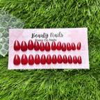 Beauty Nails Almond Press On-Nails 24 Pieces - Nutella Duo Tone