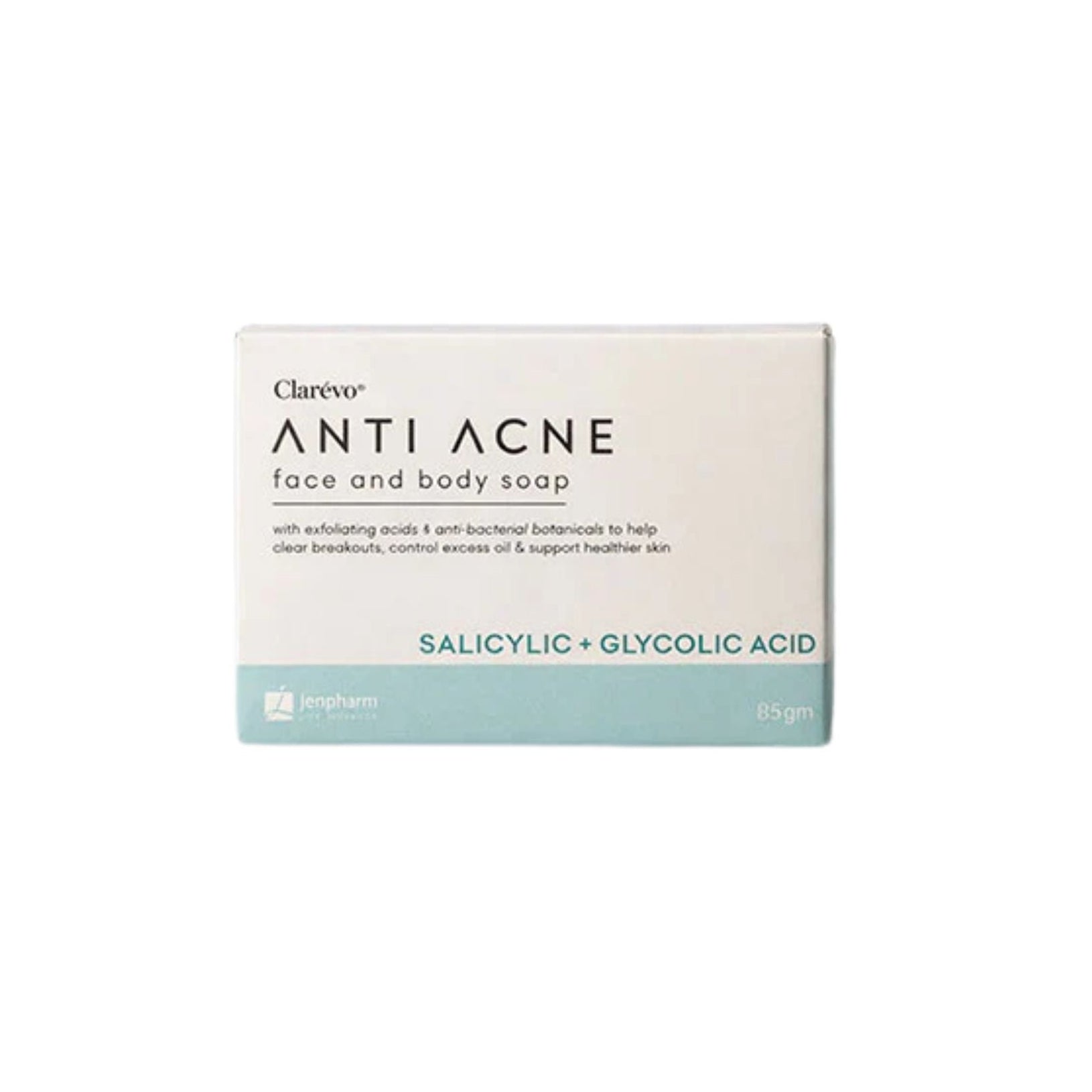 Jenpharm Clarevo Anti-Acne Face & Body Soap