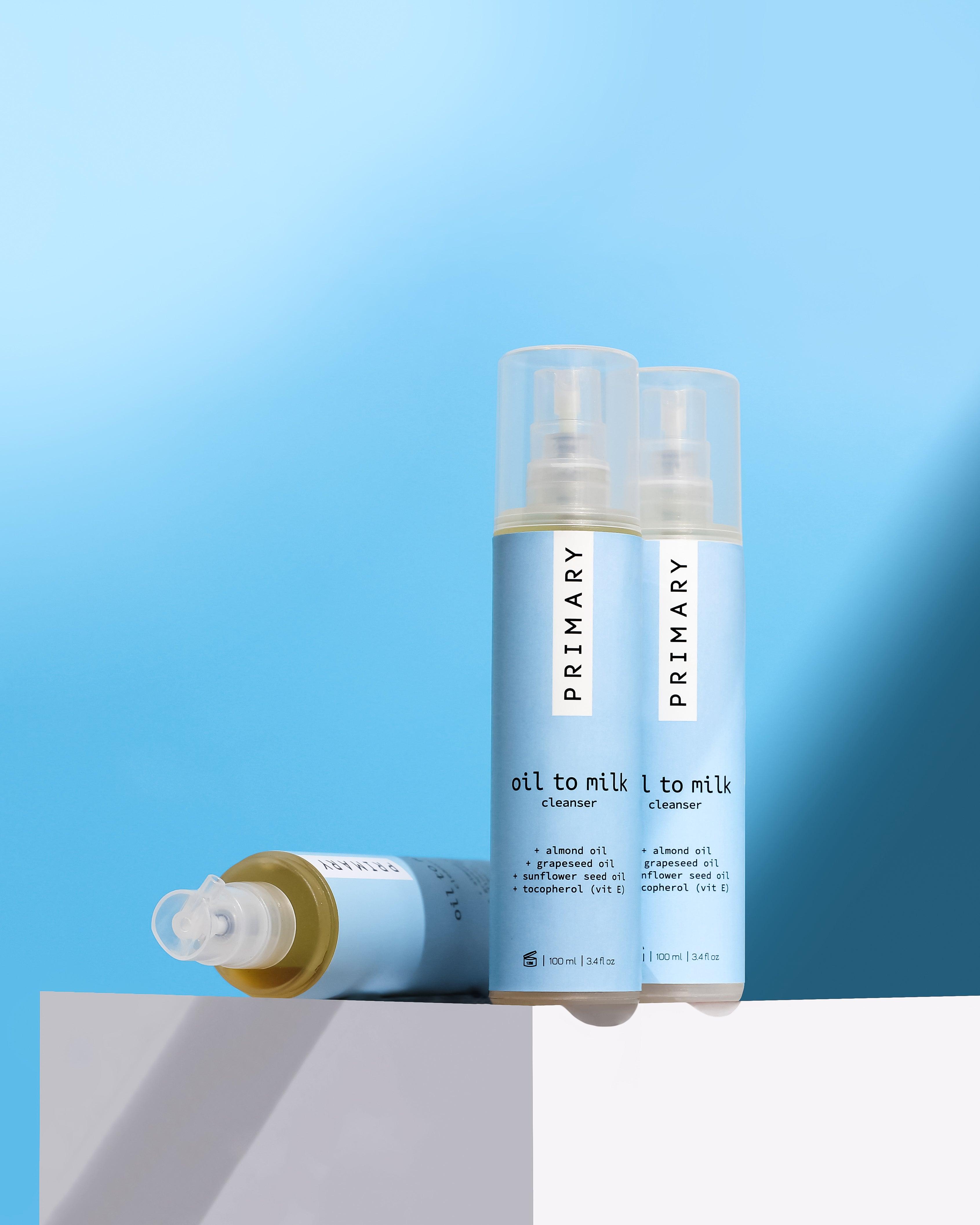 Primary Oil to Milk Hydrating Cleanser 100ml - TheSkinFit