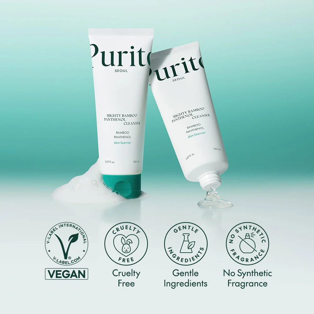 purito mighty bamboo panthenol cleanser ingredients
