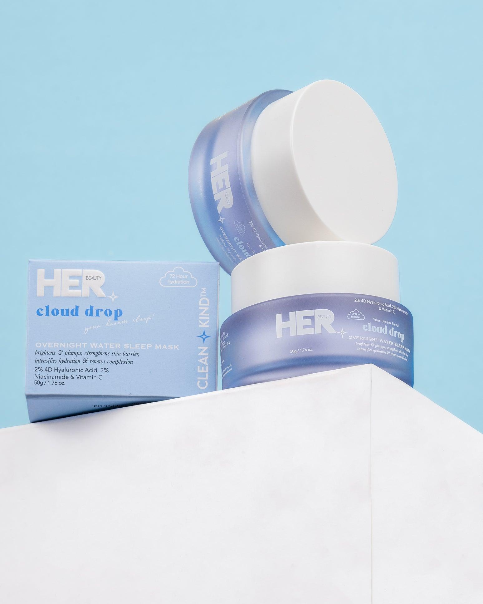 Her Beauty Cloud Drop Overnight Water Sleep Mask 50ml Order Now