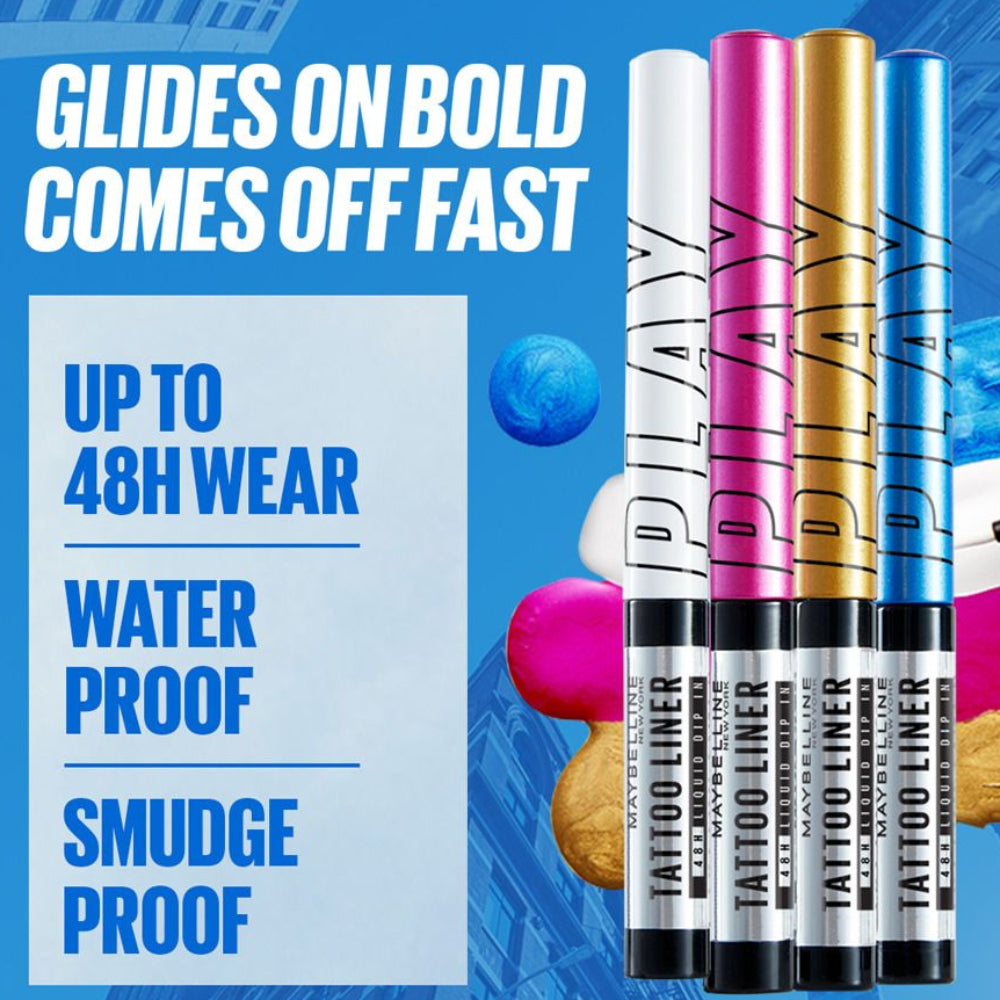 Maybelline Tattoo Liner Play 48H Liquid Dip In Eyeliner 2.1ml