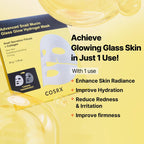 COSRX Advanced Snail Glass Glow Hydrogel Mask 1Piece - TheSkinFit