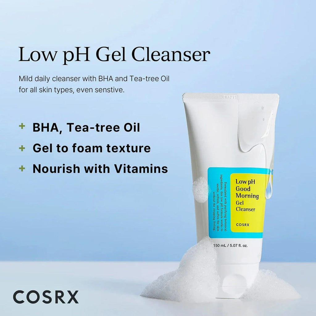 COSRX Low Ph Good Morning Gel Cleanser 150ml - TheSkinFit