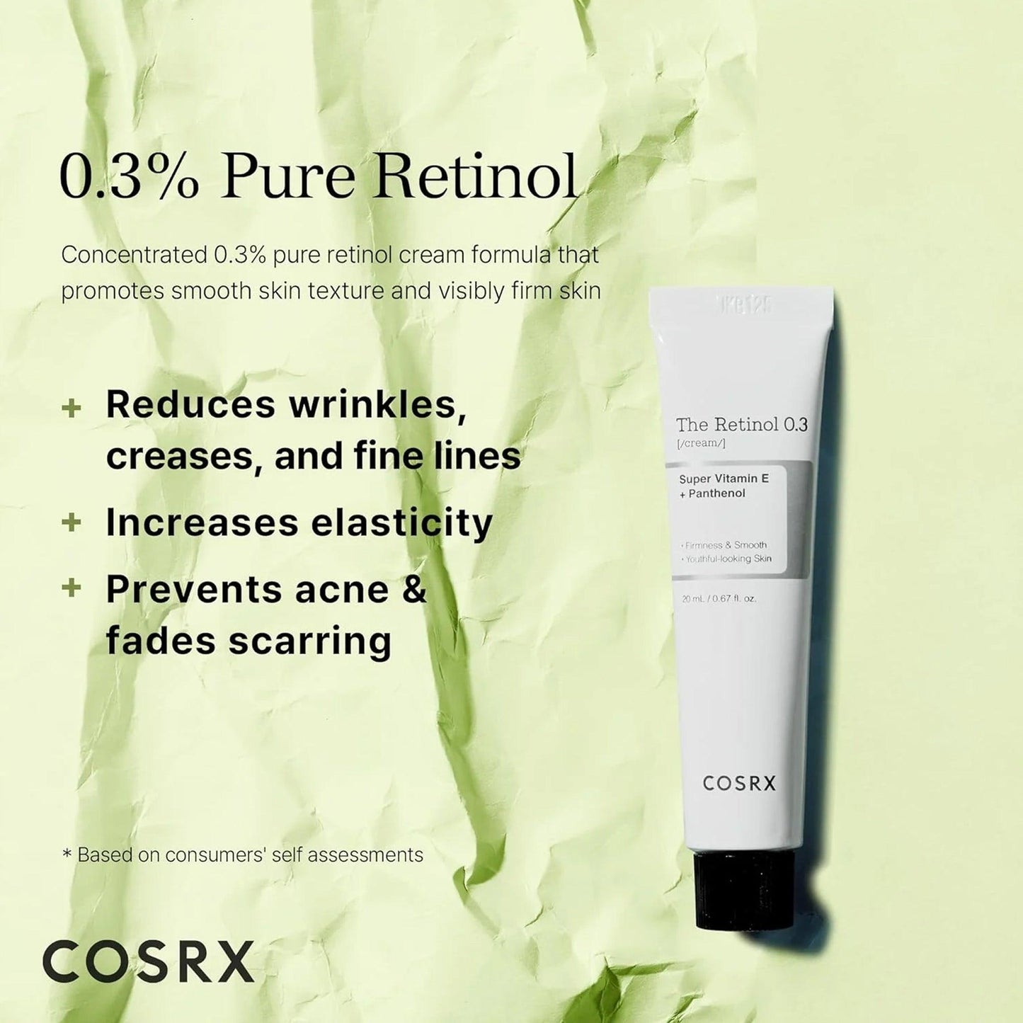 COSRX The Retinol 0.3 Cream 20ml - TheSkinFit