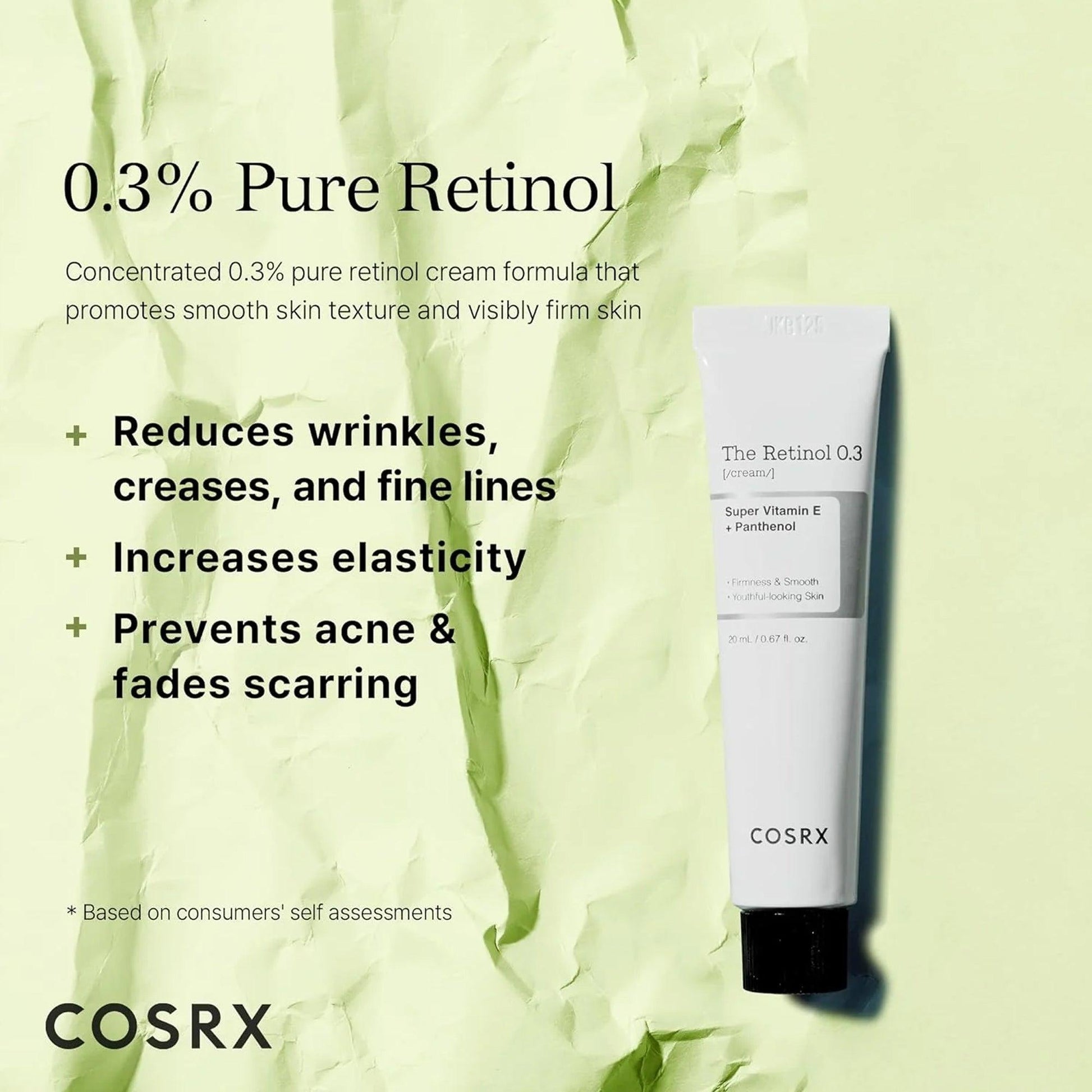 COSRX The Retinol 0.3 Cream 20ml - TheSkinFit