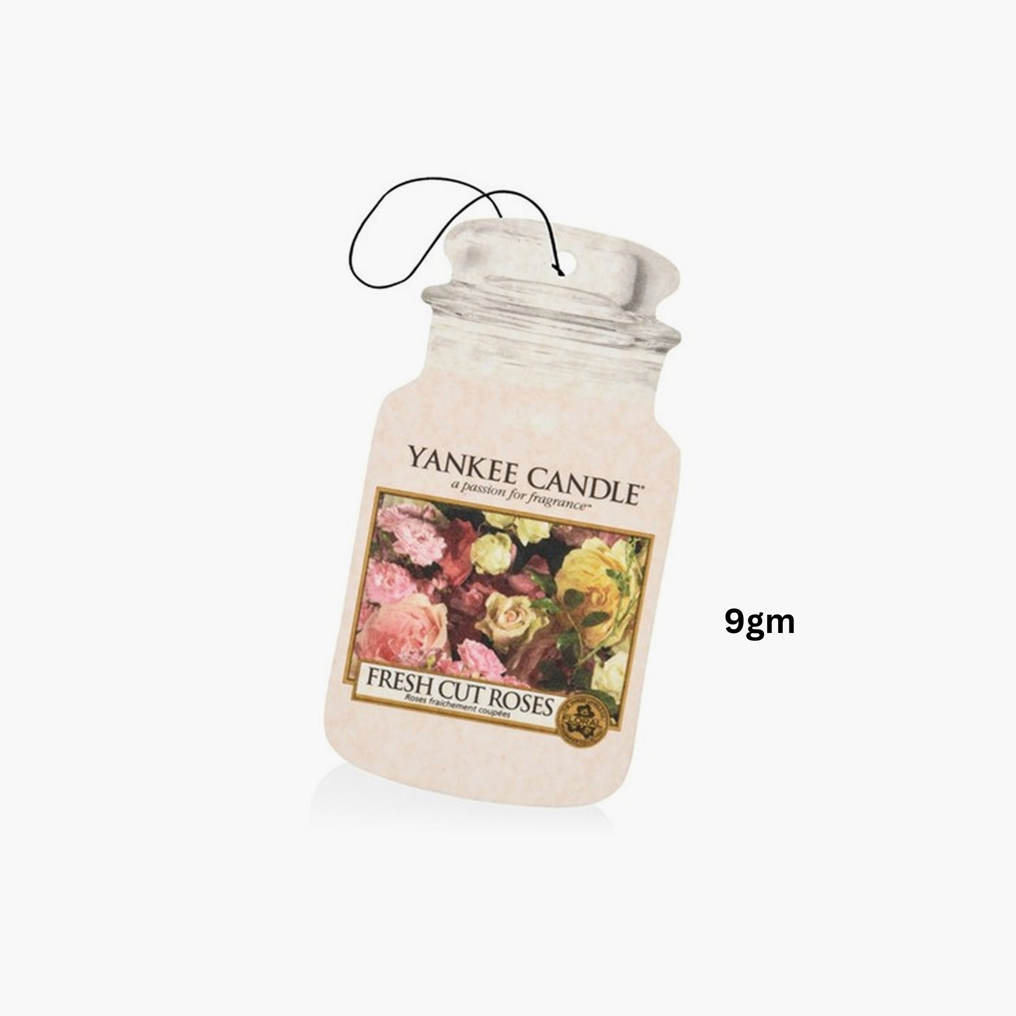 Yankee Fresh Cut Roses Ultimate Car Jar Scented Candle 9gm