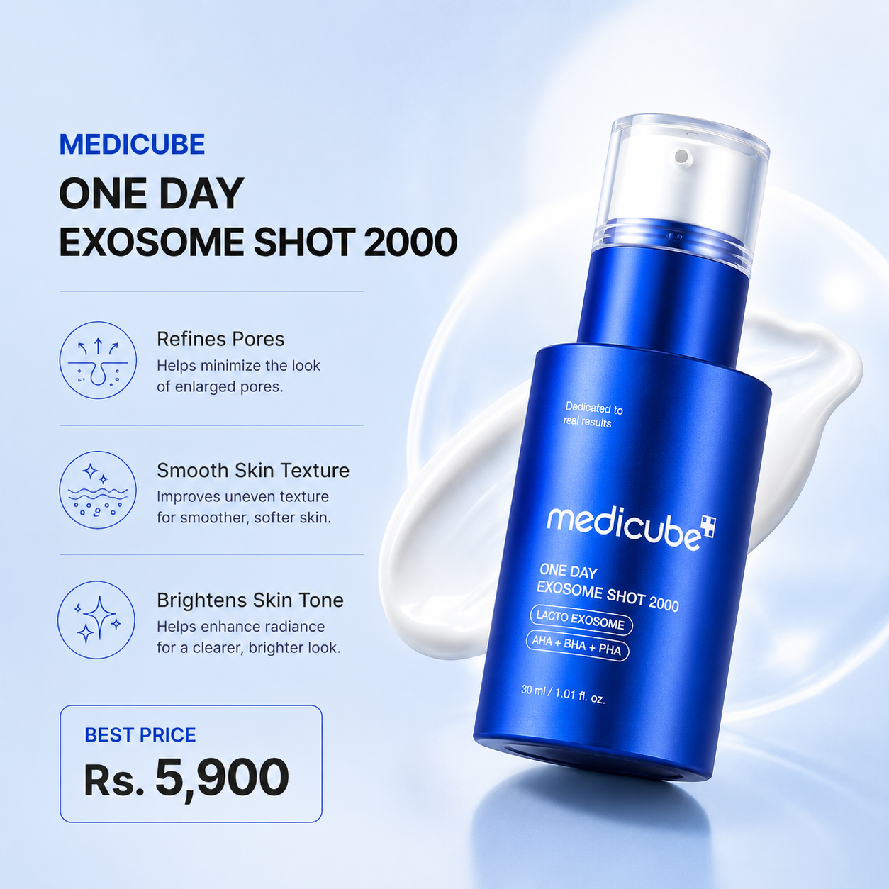 Medicube One Day Exosome Shot Pore Ampoule 2000