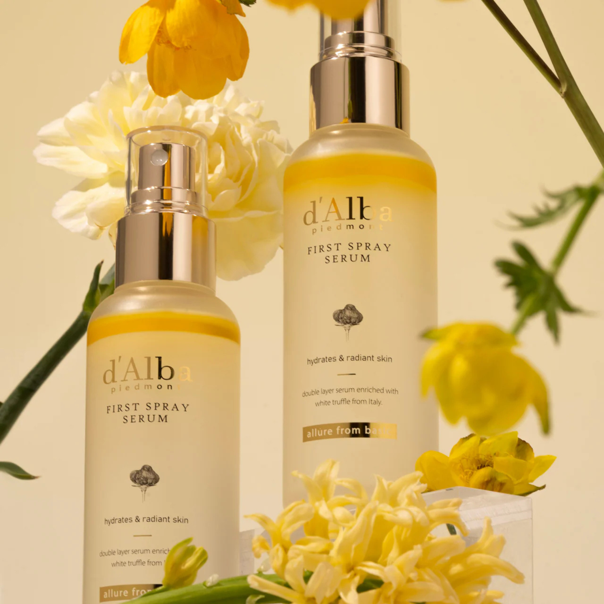 d'Alba White Truffle Vegan First Spray Serum 100ml how to use