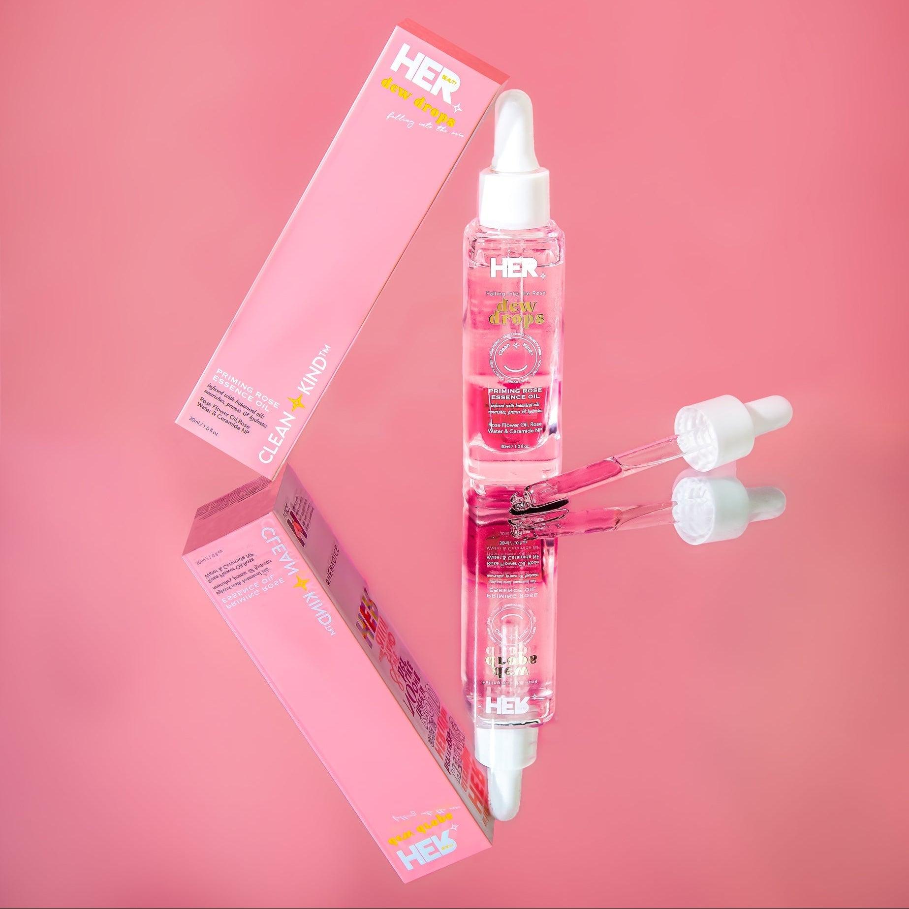 Her Beauty Dew Drops Priming Rose Essence Oil 30ml Price in Pakistan