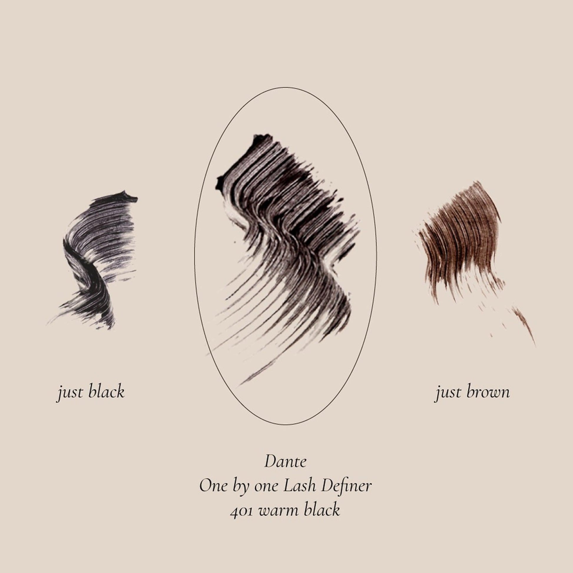 Dinto Dante One By One Lash Definer 401 Warm Black 7.5gm - TheSkinFit