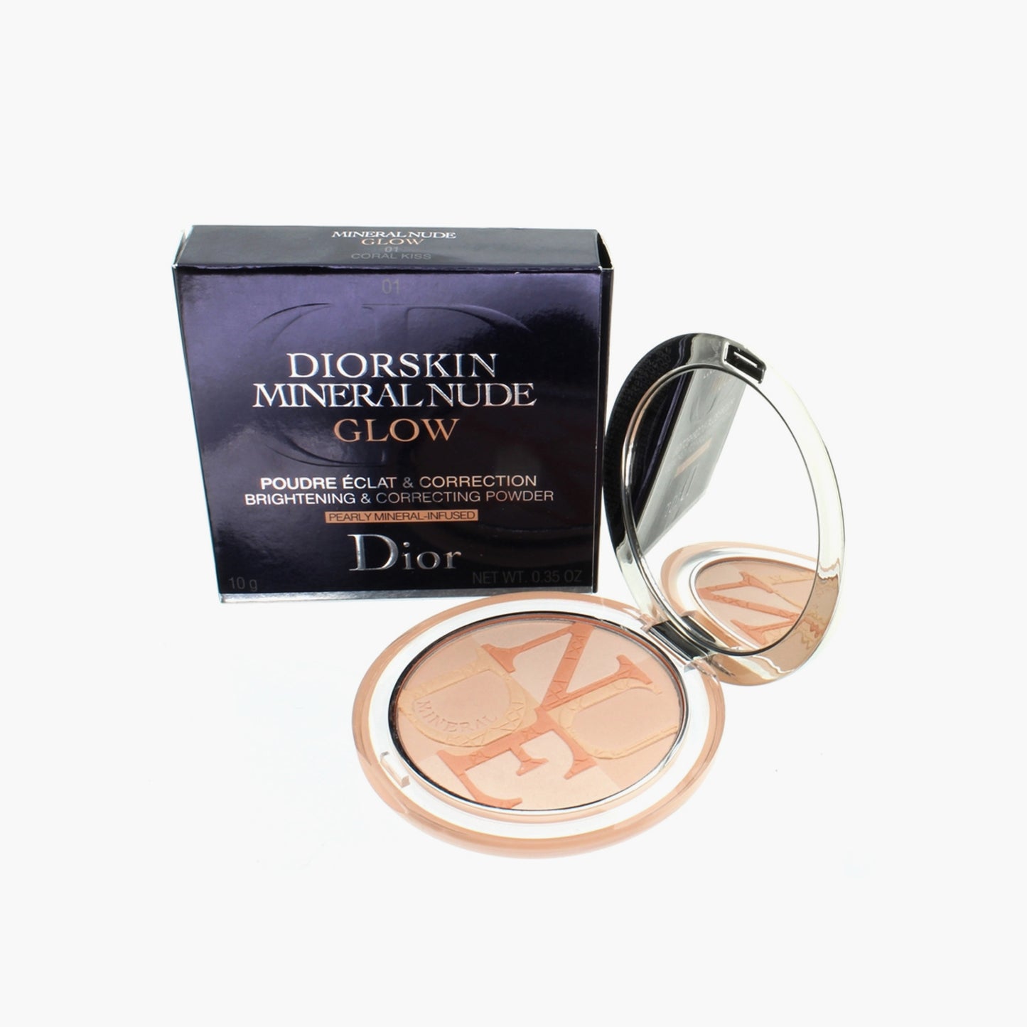 Dior Skin Mineral Nude Glow Brightening & Correcting Powder 01 Coral Kiss 10gm