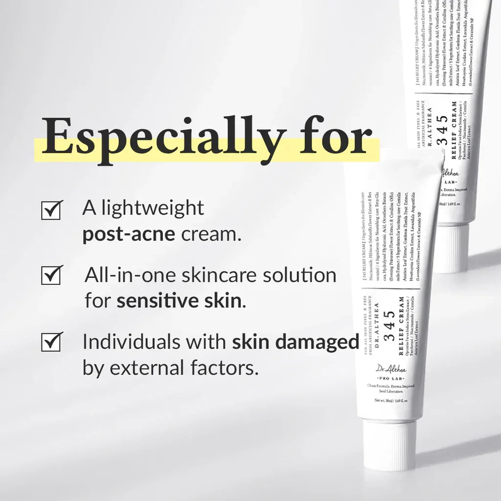 Dr. Althea 345 Relief Cream 50ml - TheSkinFit