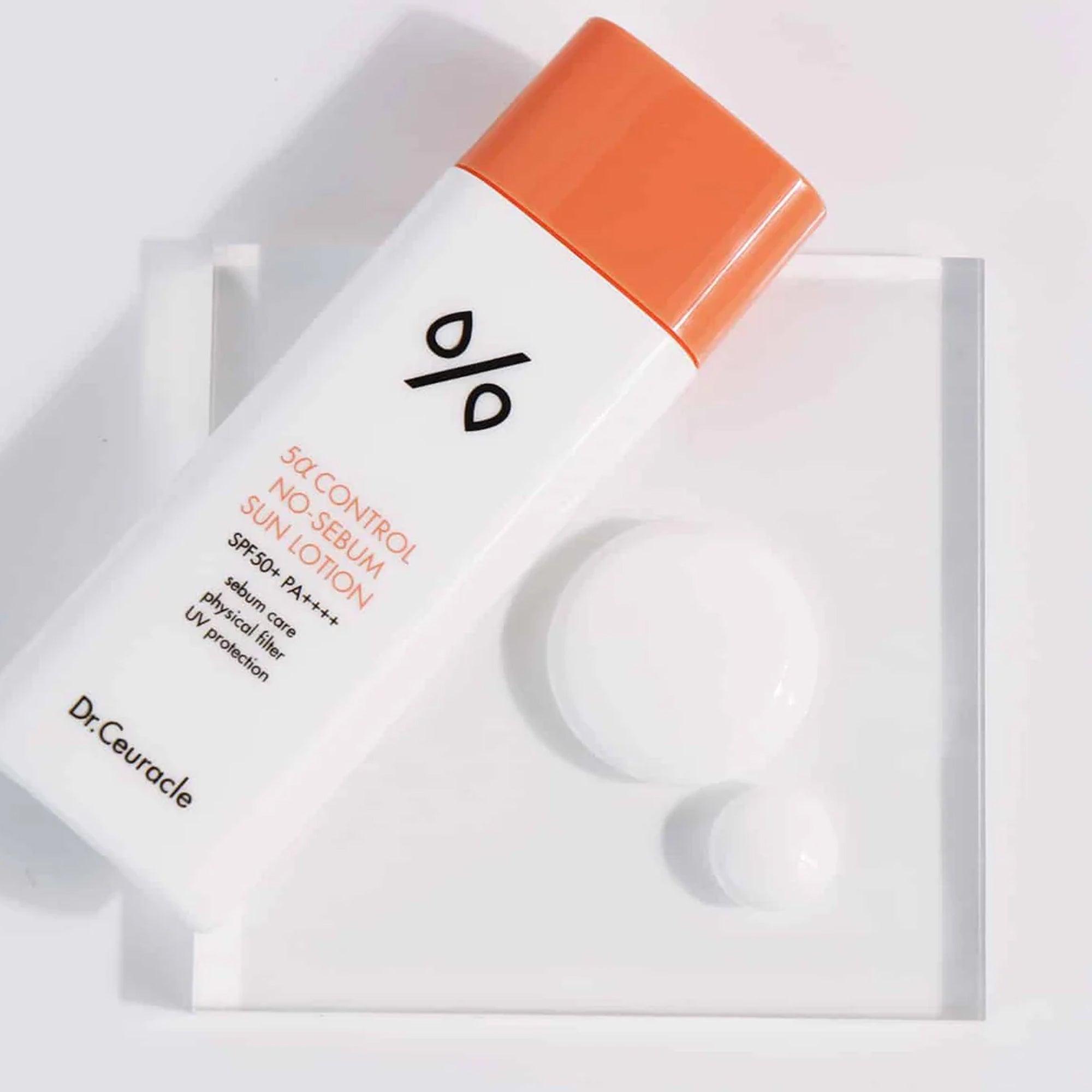 Dr.Ceuracle 5α Control No-Sebum Sun Lotion SPF50+ PA++++ 50ml - TheSkinFit