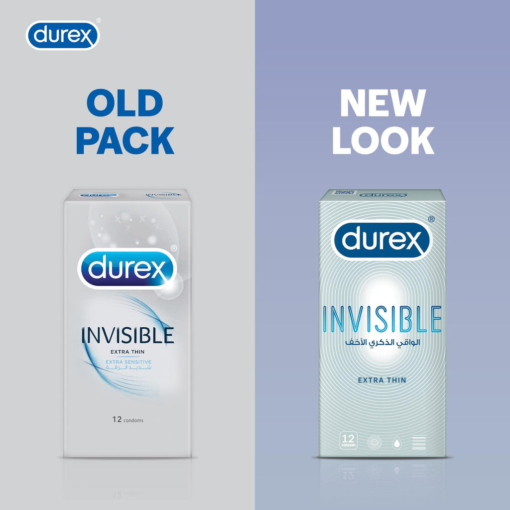 Durex Invisible Extra Thin 3 Pieces - TheSkinFit