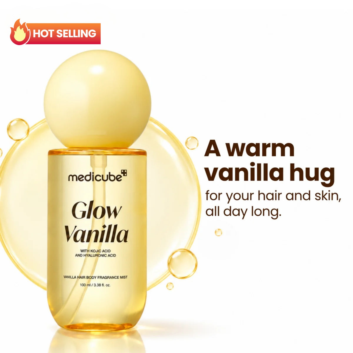 Medicube Glow Vanilla Hair & Body Fragrance Mist Unisex