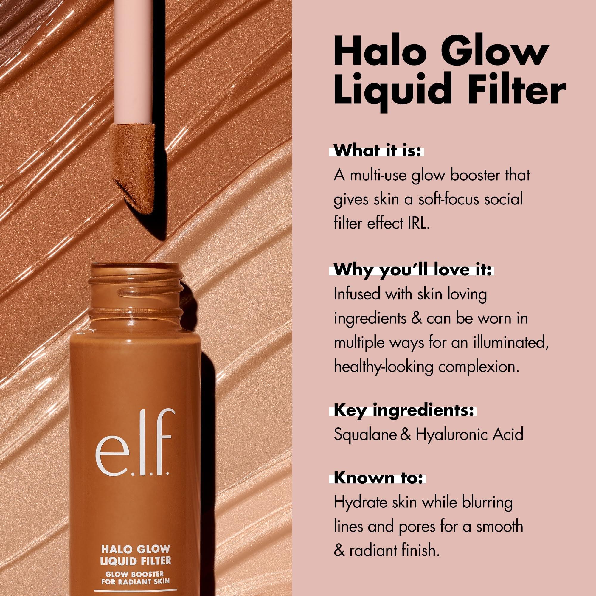 Elf Halo Glow Liquid Filter Glow Booster 0.5 Fair Cool 31.5ml - TheSkinFit
