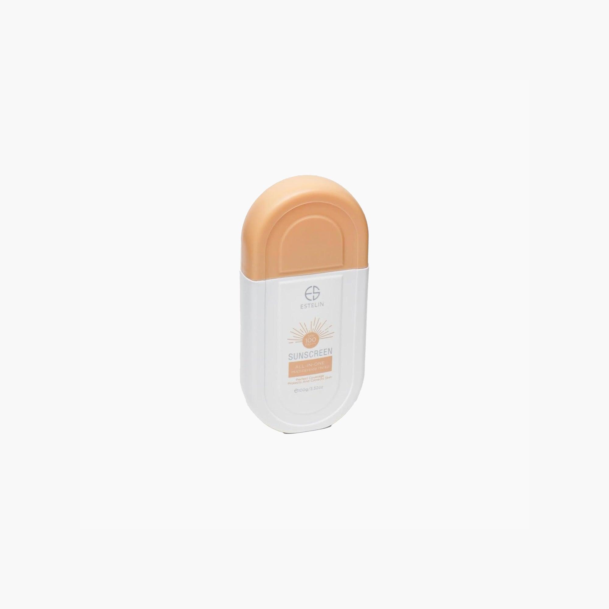 Estelin All-In-One Multi-Defense Tinted Sunscreen SPF 100 PA+++ 100gm - TheSkinFit