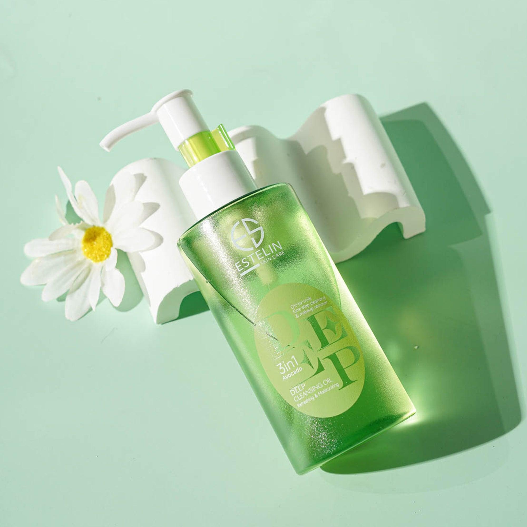 Estelin Deep 3 In 1 Avocado Deep Cleansing Oil 130ml - 130ml