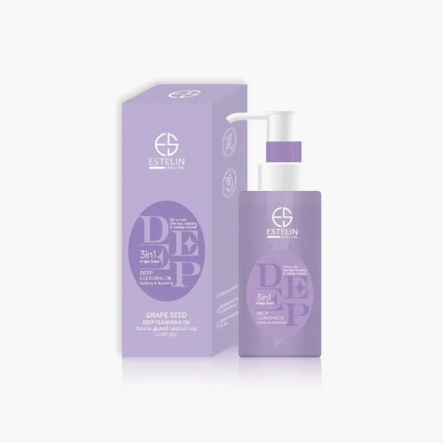 Estelin Deep 3 In 1 Grape Seed Cleansing Oil 130ml - TheSkinFit