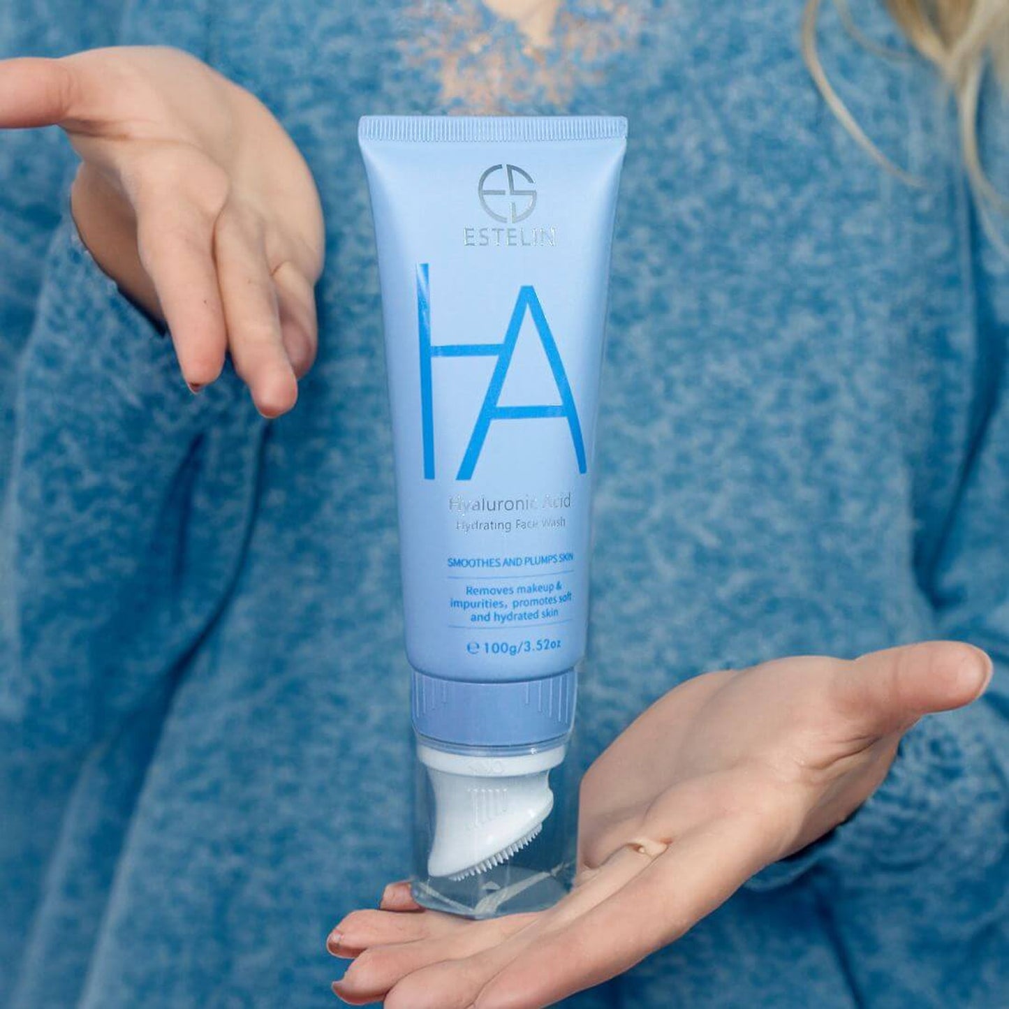 Estelin Hyaluronic Acid Hydrating Face Wash 100gm