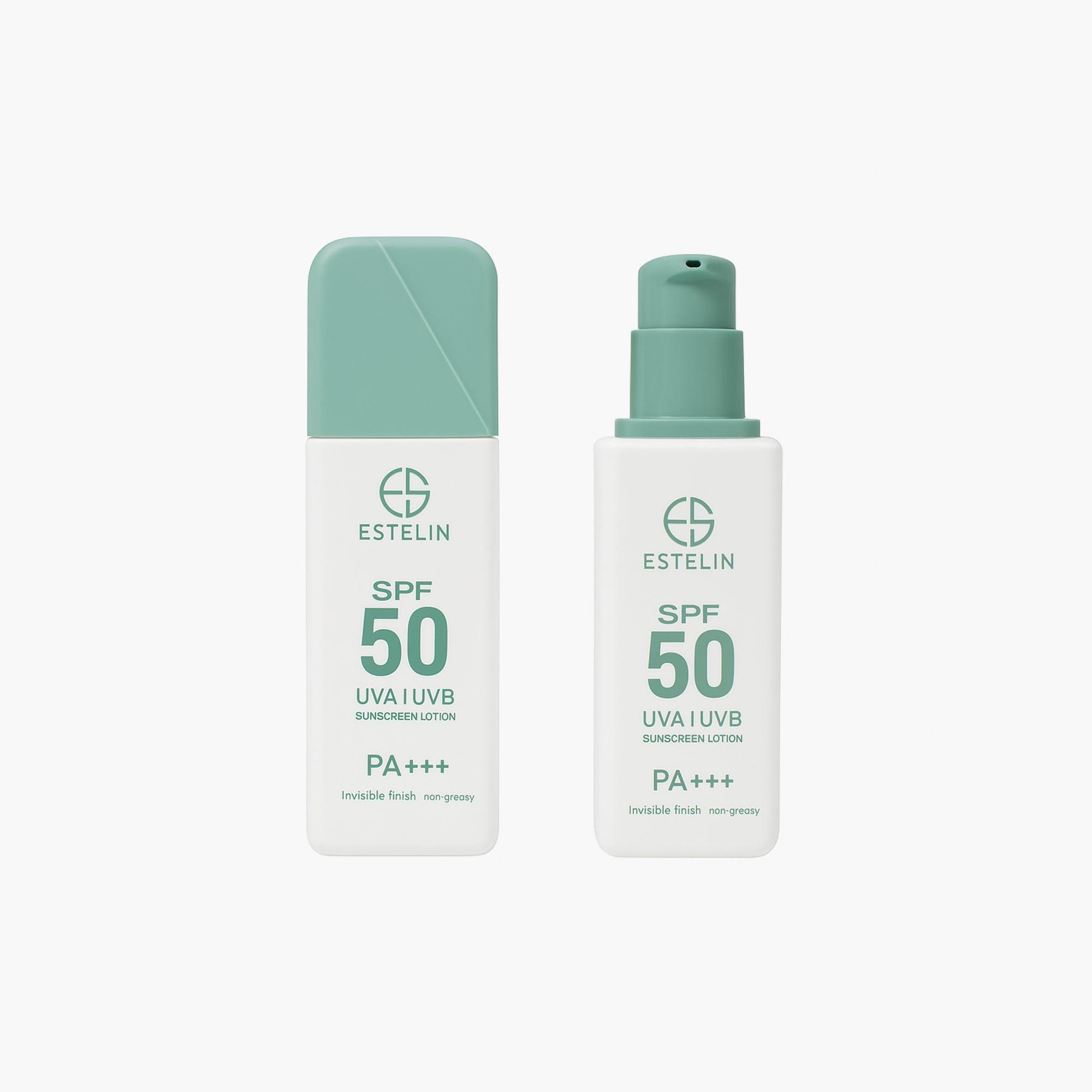 Estelin Super Moisturizing UVA UVB Sunscreen Lotion SPF 50 PA+++ 75gm