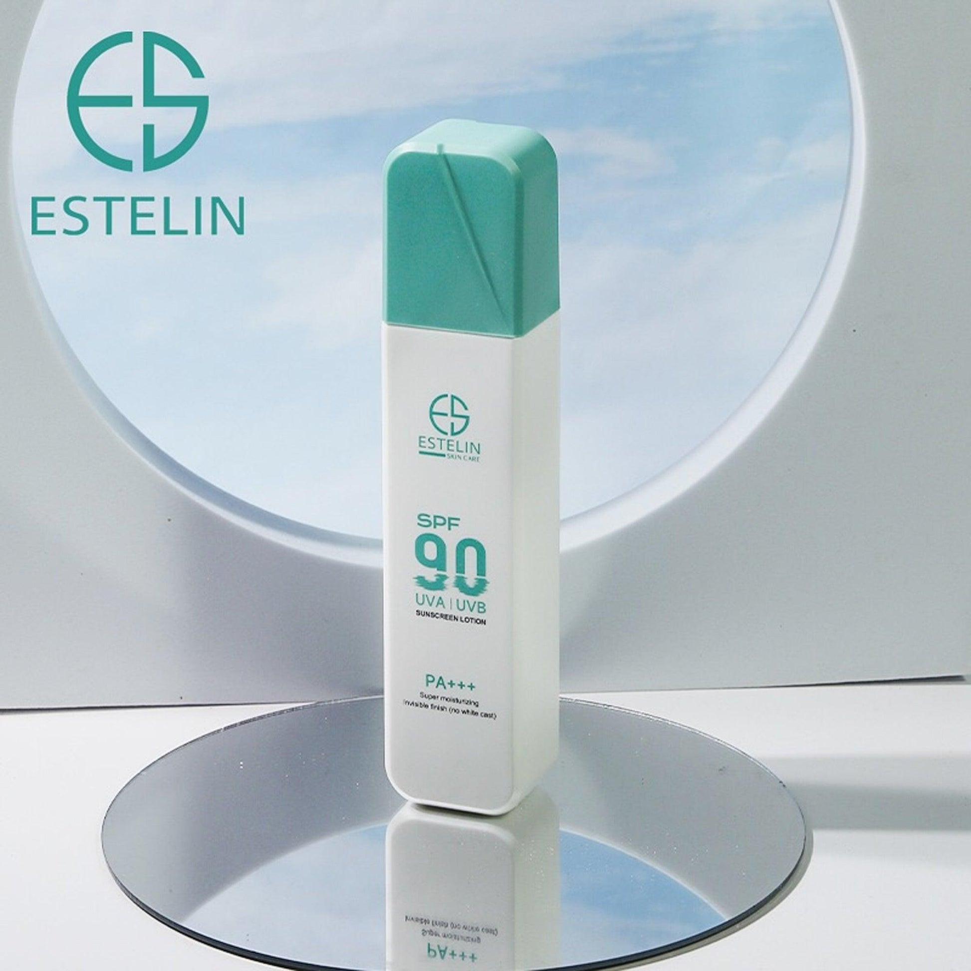 Estelin Super Moisturizing UVA UVB Sunscreen Lotion SPF 90 PA+++ 120gm - TheSkinFit