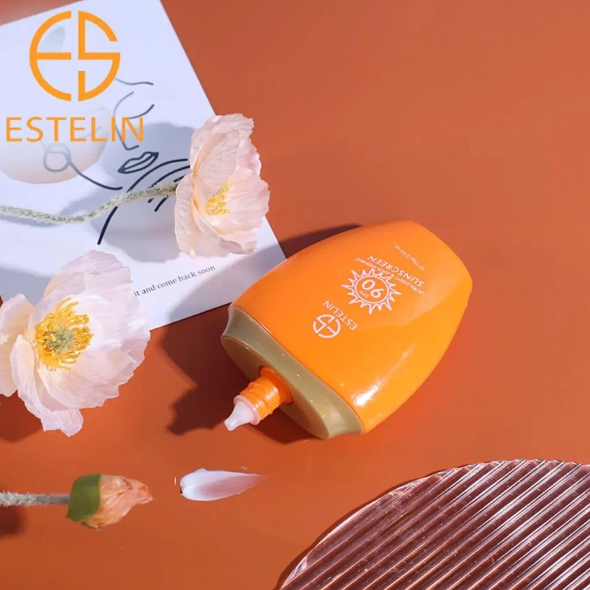 Estelin Ultra-Light & Anti-Wrinkle Sunscreen SPF 90 PA+++ 75gm - TheSkinFit