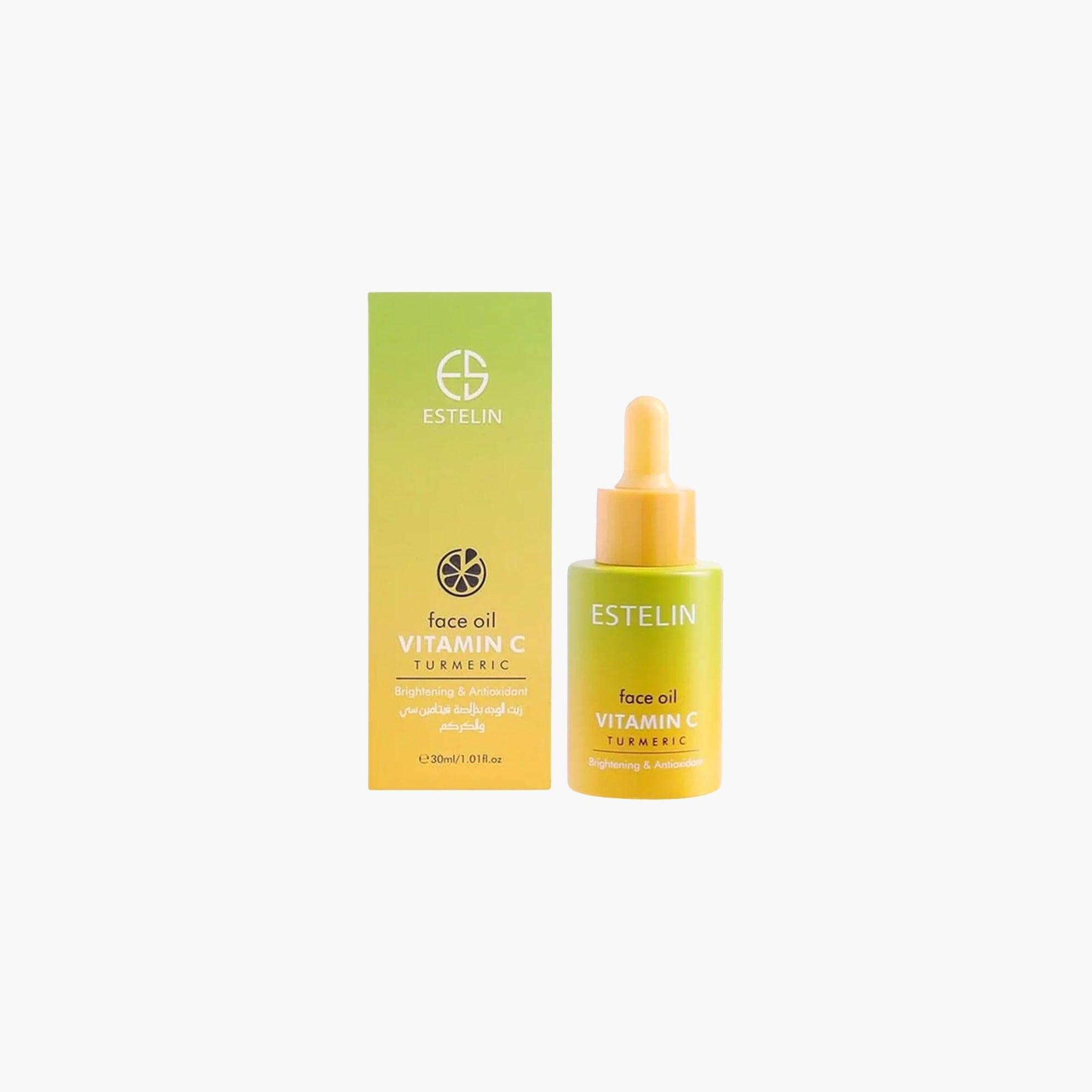 Estelin Vitamin C Turmeric Face Oil 30ml - TheSkinFit